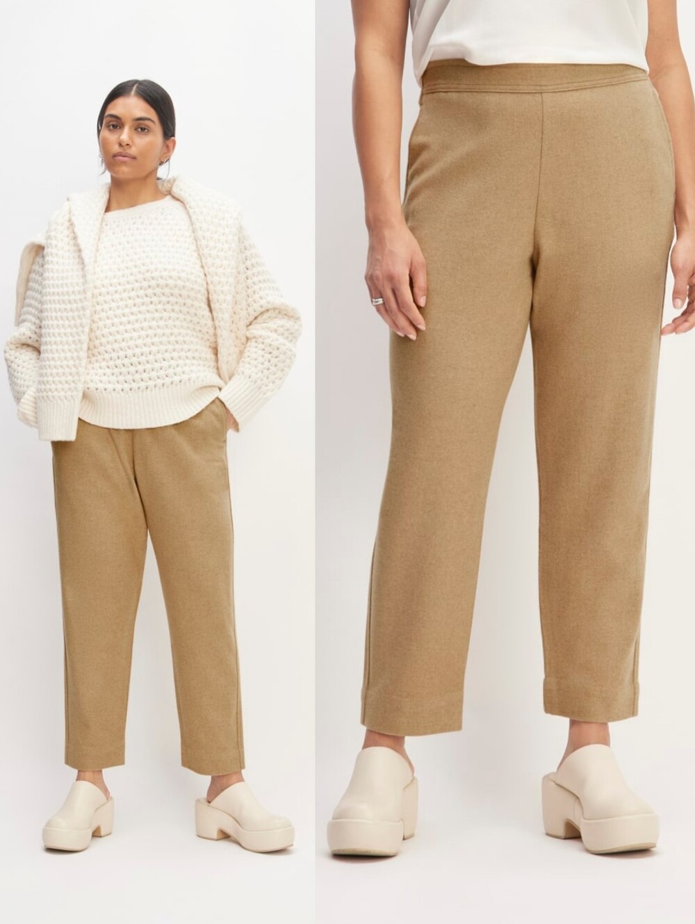 Everlane The Wool Flannel Pull-On Pant